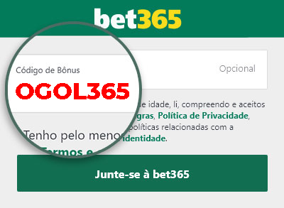 Código bônus bet365: use OGOL365 